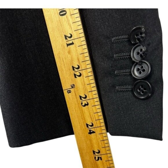 Ermenegildo Zegna Saks Fifth Ave Black Single Button Men’s Luxury Wool Blazer 56 - Picture 11 of 11